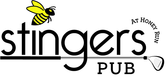 Logo for Stingers Pub at Honey Run Golf Club.